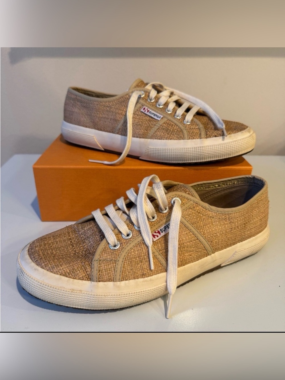 Superga Raffia Sneakers